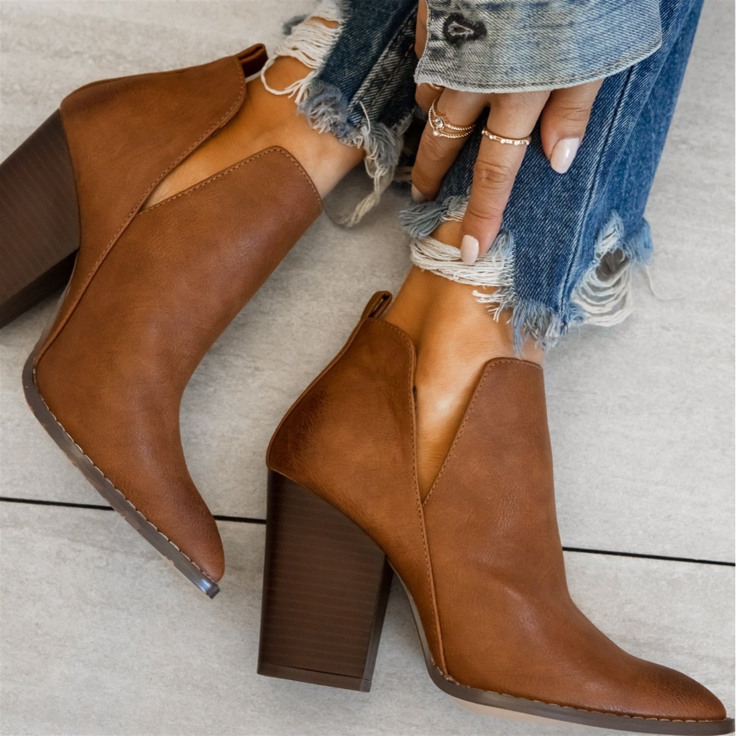 Side Slit Bootie