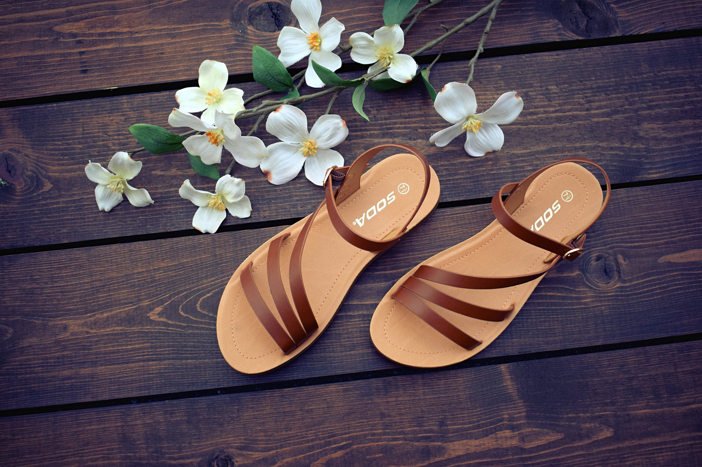 Crossover Comfort Cushioned Sandal