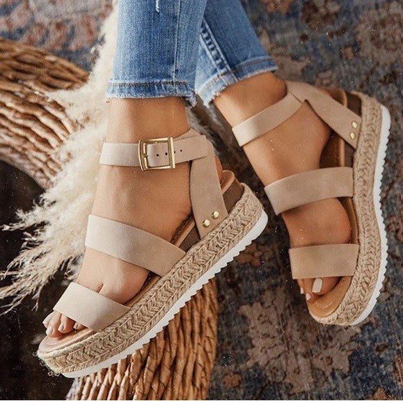 Espadrille Triple Strap Sandal