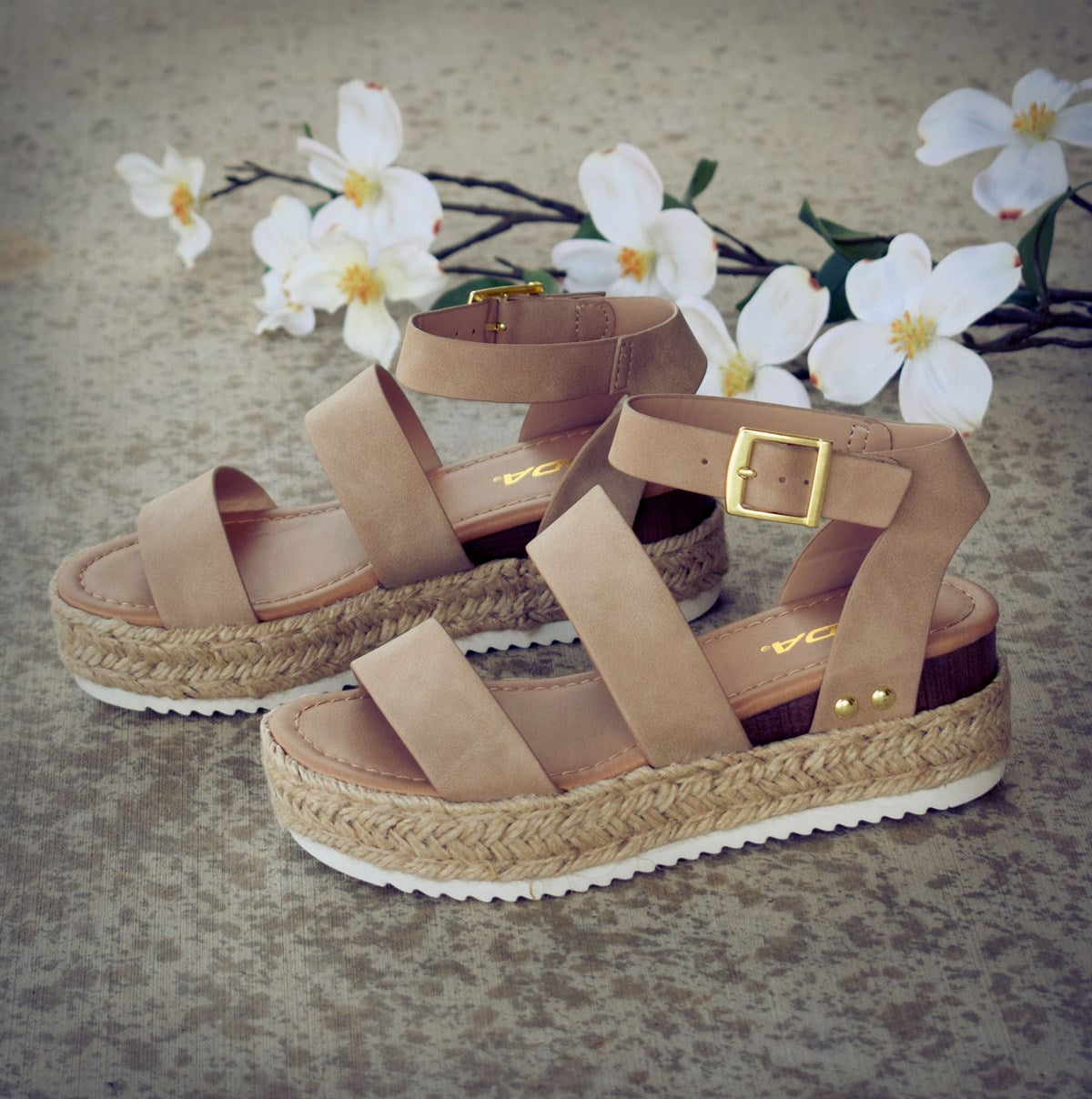 Espadrille Triple Strap Sandal