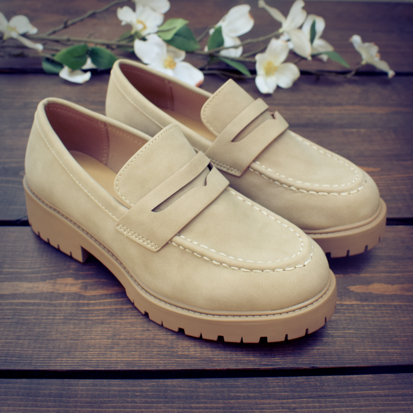 Platform Sole Slip-On Loafer