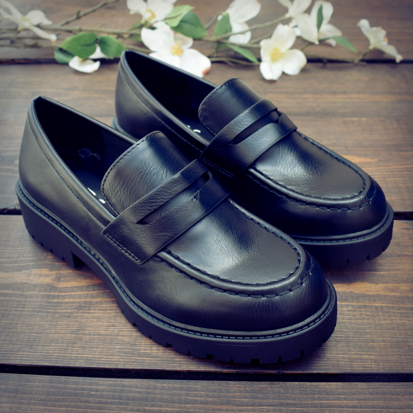 Platform Sole Slip-On Loafer